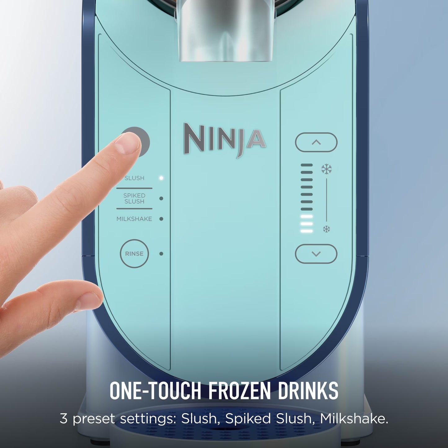 Ninja SLUSHi 72-Oz Frozen Drink Machine with RapidChill Technology, 3 Presets, Dishwasher Safe, Slushy Maker, FS300BL Blue
