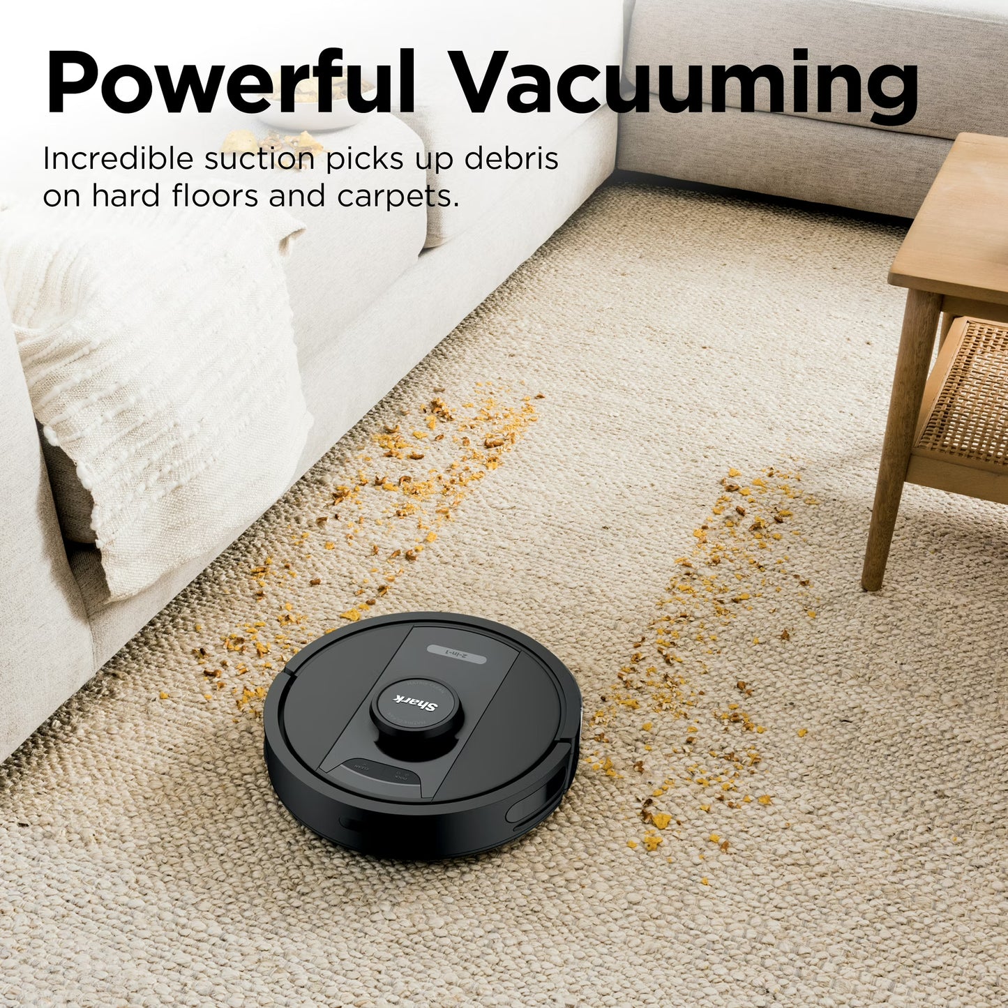 Shark Matrix 2-in-1 Robot Vacuum & Mop, Sonic Mopping, Matrix Clean, LiDAR Home Mapping, RV2400WD